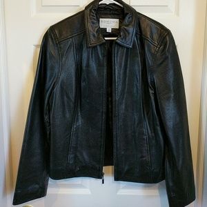 Genuine leather jacket.